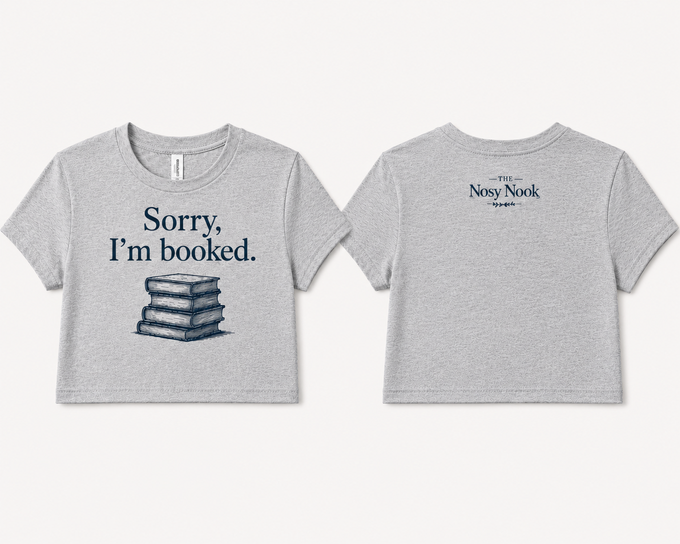 Sorry I'm Booked Crop T-shirt